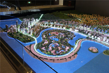 1 / 1000 modelos arquitectónicos miniatura de la escala para la exhibición del planeamiento urbano